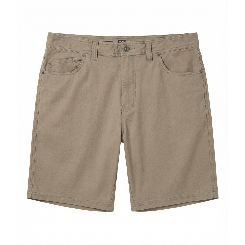 prAna Brion II Shorts Mens 38 Khaki Stretch Hiking Travel Outdoor Performance 9"